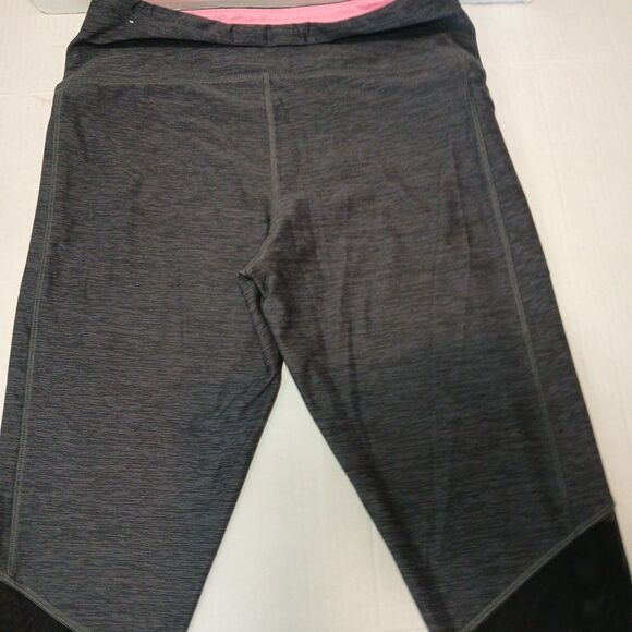 Victoria Secret Pink Ultimate High-waist Ankle Legging Gray Mesh Pink SZ-Large - Picture 13 of 16